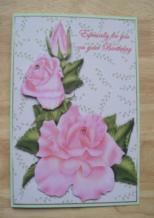 Birthday Roses by Susan Hopkins