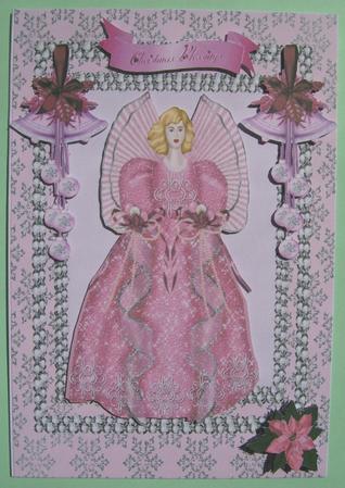 Christmas Angel in Pink by Susan Hopkins