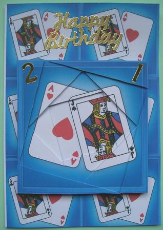 Playing Cards Quick Card with Twisted Spiral Side Stacker by Susan Hopkins