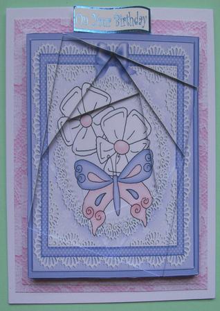 Fluttery Butterfly- Twisted Spiral Side Stacker by Susan Hopkins
