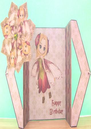Blonde Cookie Bug Triangle Front Gatefold by Susan Hopkins
