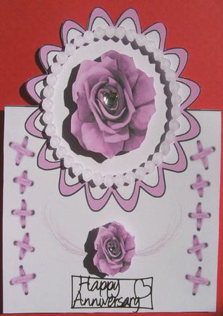 Pink Rose Over the Edge by Susan Hopkins