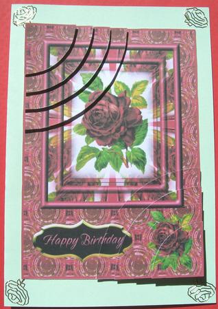 Red Rose Rounded Duo Corner Stack by Susan Hopkins