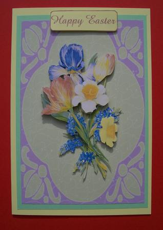 Sspring Flowers Purple, Lemon, Blue and White by Susan Hopkins