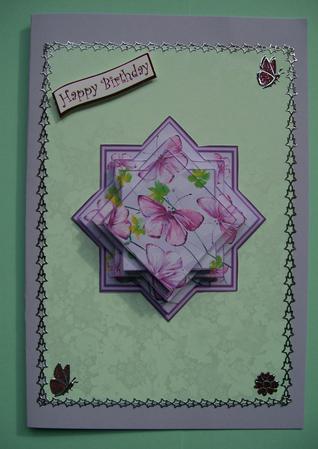Purple Pastel Occasions Butterflies by Susan Hopkins