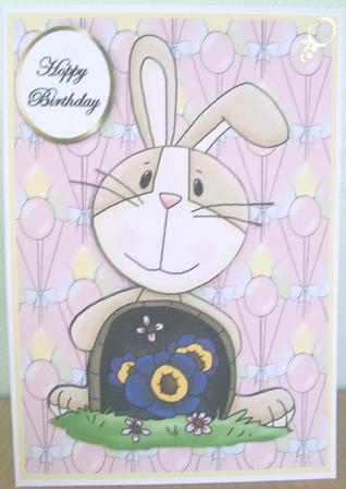 Hoppy Birthday Bunny by Susan Hopkins