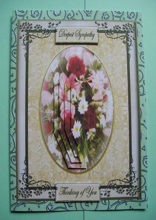 Sympathy Flowers Quick Card by Susan Hopkins