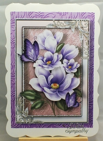 Beautiful Purple Flowers A4 by Susan James