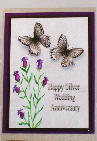 Scottish Thistle Silver Wedding by Susan James