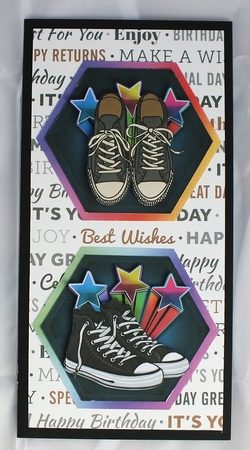 Retro Sneekers Topper by Susan James