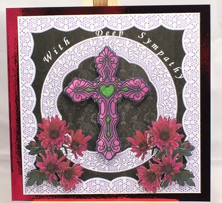 With Sympathy 2 quick card by Susan James