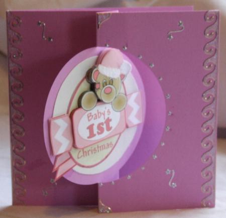 Scruffy Cracker Bears 1st Christmas by Susan James