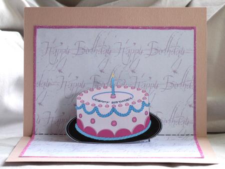 Birthday Pop-up Pink by Susan James