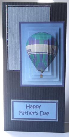 Hot Air Balloon Birthday Pyramid by Susan James