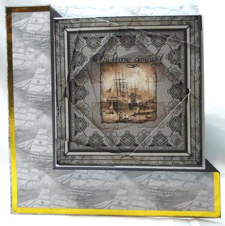 As Time Goes by Vintage Spiral Edge Triangle Stacker by Susan James