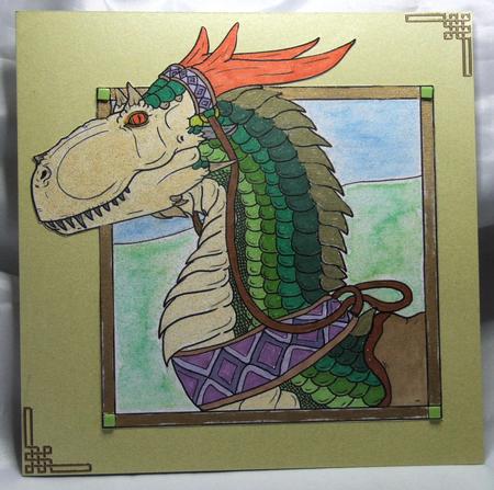 Dragon Box Digi Stamp by Susan James