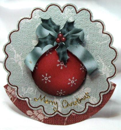 Xmas Rocker Card 2 by Susan James
