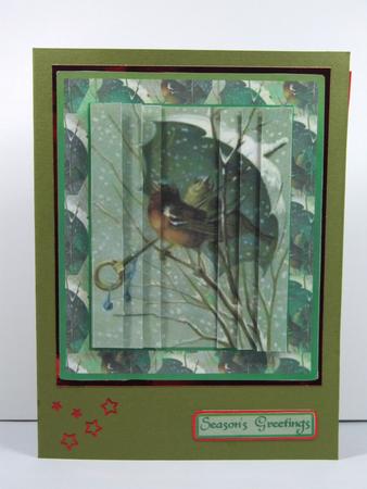 Christmas Robin with His Umbrella! by Susan James