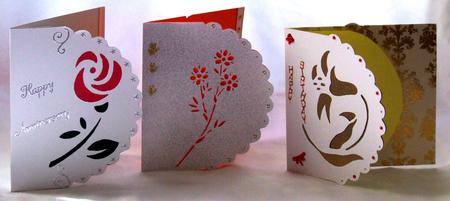 3 in 1 Scallop Card (set 2) by Susan James