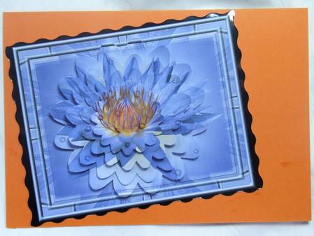 Blue Water Lily - Flower Pyramid 2 by Susan James