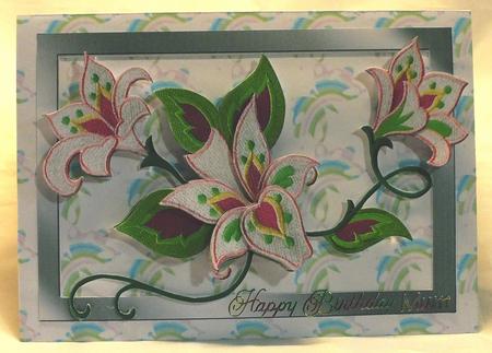 Jacobean Trio of Lilies by Susan James