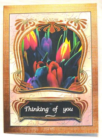 With Deepest Sympathy Tulips by Susan James
