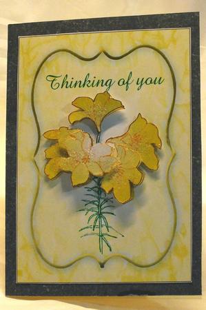 3D Lily Sympathy by Susan James