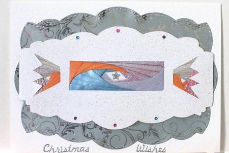 Iris Folding Christmas Cracker Pattern by Susan James