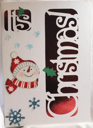 'its Christmas' Card by Susan James
