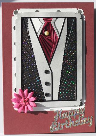 Coat and Tie- Iris Folding Pattern by Susan James