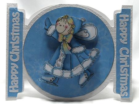 Snow Pixies Snow Globe Plate Sheet by Susan James