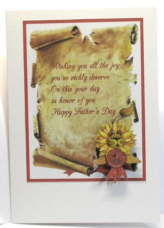 Father's Day Scroll by Susan James