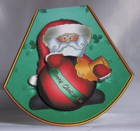 Santa Wobble Card by Susan James