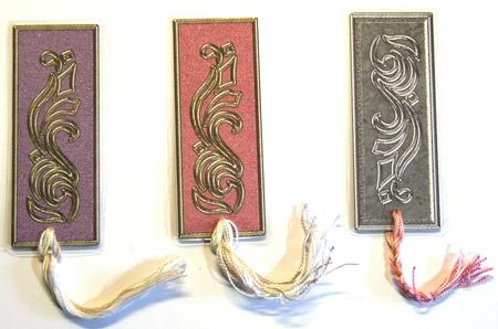 Elegant Swirls Bookmarks Set 4 by Susan James