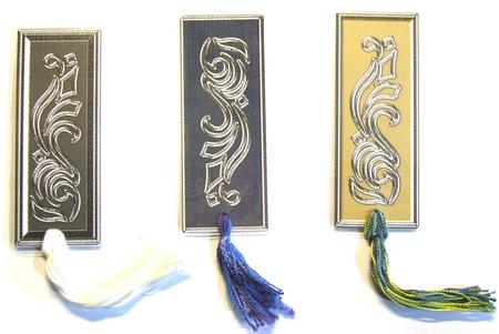 Elegant Swirls Bookmarks Set 5 by Susan James