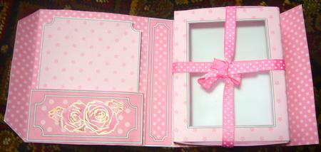 3D Rose & Lace Gift Box Card Kit with 3D Decoupage by Susan Jane Morson