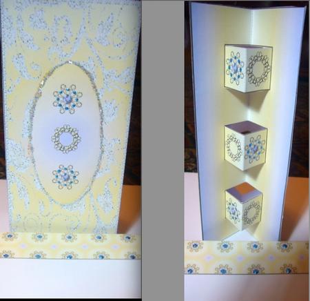 Double Pop Out Card - Thank You Gems by Susan Jane Morson