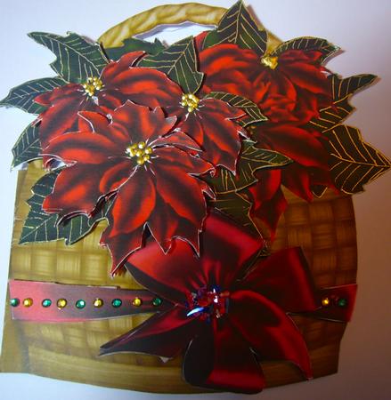 Flower Basket Mini Kit - Christmas Basket by Susan Jane Morson