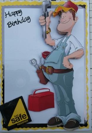 Plumber Dude Decoupage Sheet by Susan Lamb