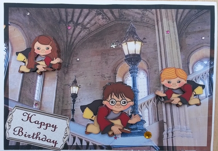 Card for Boy Wizard Fans by Susan Lamb