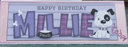 Patch the Dog Millie Large Dl 2 by Susan Lamb