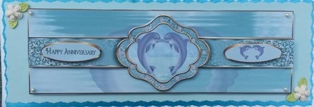 Dolphins Ribbon Sash Dl by Susan Lamb