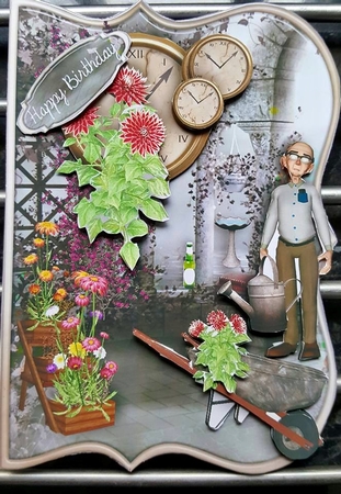 Garden Time Male Card by Susan Lamb