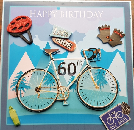 Bicycle Birthday Mini Card Kit by Susan Lamb