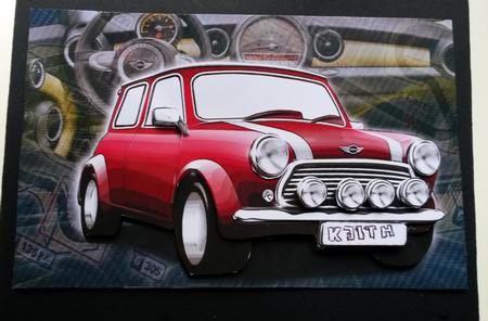 Happy Birthday Nephew Mini Classic Red by Susan Lamb