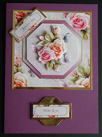 Roses Card Front by Susan Lanceley