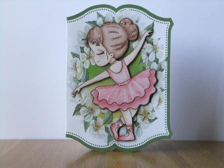 Print and Fold, Dancing Ballerina 2 by Susan Lapornik