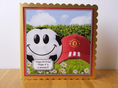 Man United Fan Birthday by Susan Lapornik