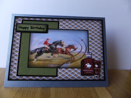 VINTAGE HORSE RASING  by Susan Lapornik