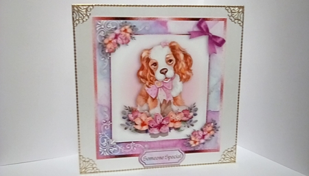 Birthday card with cute flowers by Susan Lapornik